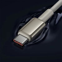 USB-C 100W 2m kabelis – auksinė spalva
