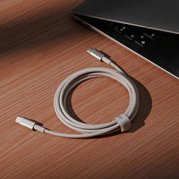 USB-C 100W 2m kabelis – auksinė spalva