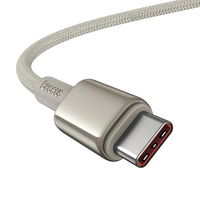 USB-C 100W 2m kabelis – auksinė spalva