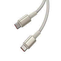 USB-C 100W 2m kabelis – auksinė spalva