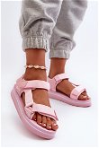 Moteriški Platforminiai Sandalai Big Star NN274A533 Rožiniai