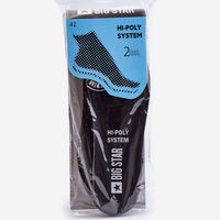 Vidpadžiai Batams BIG STAR Memory Foam System 2 Poros Juoda