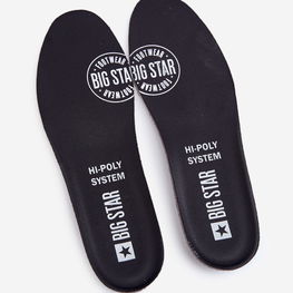 Vidpadžiai Batams BIG STAR Memory Foam System 2 Poros Juoda