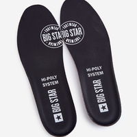 Vidpadžiai Batams BIG STAR Memory Foam System 2 Poros Juoda