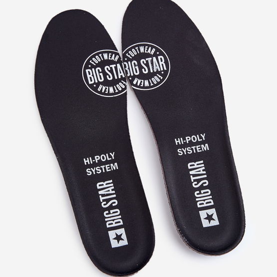 Vidpadžiai Batams BIG STAR Memory Foam System 2 Poros Juoda