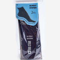 Vidpadžiai batams BIG STAR Memory Foam sistema 2 poros juodos spalvos