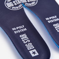 Vidpadžiai batams BIG STAR Memory Foam sistema 2 poros juodos spalvos