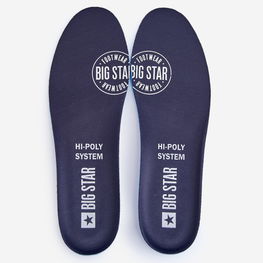 Vidpadžiai batams BIG STAR Memory Foam sistema 2 poros juodos spalvos