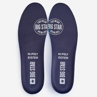 Vidpadžiai batams BIG STAR Memory Foam sistema 2 poros juodos spalvos