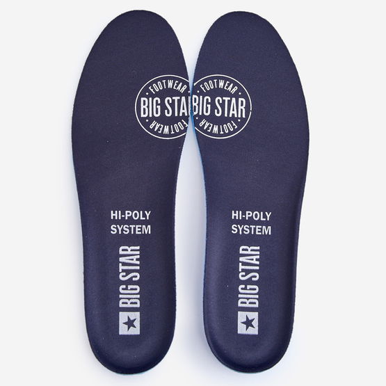 Vidpadžiai batams BIG STAR Memory Foam sistema 2 poros juodos spalvos