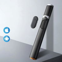 Bluetooth“ asmenukių lazda su nuotoliniu valdymu, trikojis iki 141 cm – juoda
