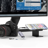 SD / micro SD“ kortelių skaitytuvas su Lightning“ / USB-A jungtimi – pilkos spalvos