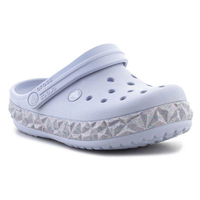 Šlepetė Crocs Crockband Geometry Glitter Band Clog Jr 210134-5AF