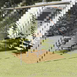 Palapinės kilimėlis, smėlio spalvos, 250x250cm, HDPE