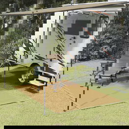 Palapinės kilimėlis, smėlio spalvos, 250x300cm, HDPE