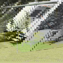 Palapinės kilimas, šviesiai žalios spalvos, 250x250cm, HDPE
