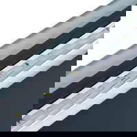 Sieninis vonios kambario veidrodis su LED ir jutikliu, 60x50cm