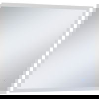 Sieninis vonios kambario veidrodis su LED ir jutikliu, 60x50cm