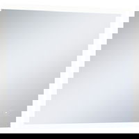 Sieninis vonios kambario veidrodis su LED ir jutikliu, 60x50cm