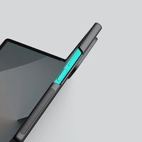 dėklas Samsung Galaxy Z Fold 6 5G su laikikliu rašikliui ir magnetiniu moduliu - juoda