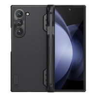 dėklas Samsung Galaxy Z Fold 6 5G su laikikliu rašikliui ir magnetiniu moduliu - juoda