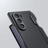 dėklas Samsung Galaxy Z Fold 6 5G su laikikliu rašikliui ir magnetiniu moduliu - juoda