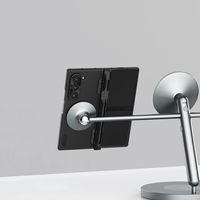 dėklas Samsung Galaxy Z Fold 6 5G su laikikliu rašikliui ir magnetiniu moduliu - juoda