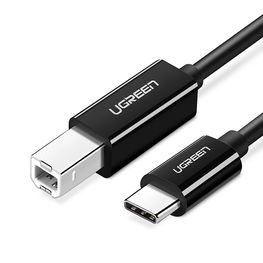 kabelis USB B spausdintuvui 1 m - juodas