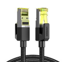 Ethernet RJ45 Cat 7 10 Gb/s 10 m kabelis – juodas