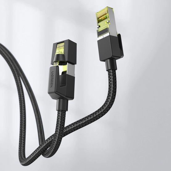 Ethernet RJ45 Cat 7 10 Gb/s 10 m kabelis – juodas