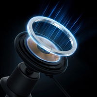 Automobilinis laikiklis iPhone su 15 W indukciniu įkrovikliu oro ventiliacijos angai - juodos spalvos
