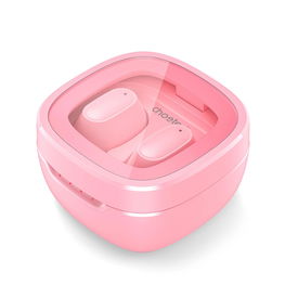 bevieliai TWS Bluetooth 5.3“ ausinukai – rausvi