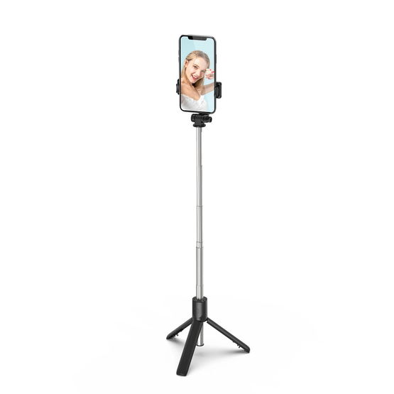 Selfie“ lazdelė WRY1S teleskopinis stovas 0,7 m telefonui - juoda