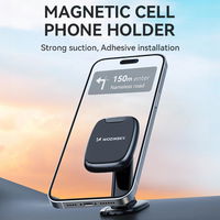 magnetinis telefono laikiklis automobilio prietaisų skydui - juodas