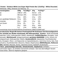 Snickers LOW SUGAR High Protein Bar (12x57g) (BNN1030022)