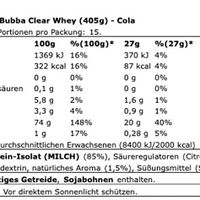 Hubba Bubba Clear Whey 405g (BNN1030024)