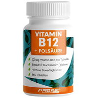 ProFuel Vitamin B12 + Folsäure 365 Tabletten (BNN1000048)