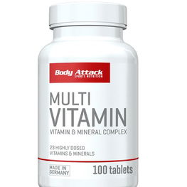 Body Attack Multi Vitamin 100 Tabletten