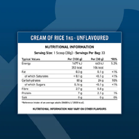 Applied Nutrition Cream of Rice 1kg (BNN1750062)