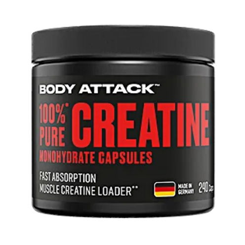 Body Attack 100% pure Creatine 240 Kapseln (BNN530047)