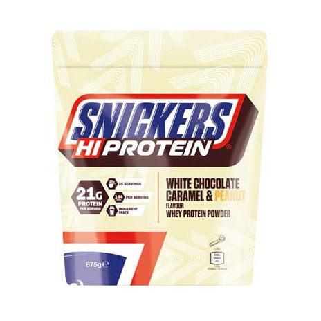 Snickers HI Protein 455g White Choc, Caramel&Peanut (BNN1030021)