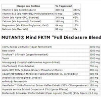 Mutant Mind FK Epic Nootropic Pre-Workout 460g (BNN143012)