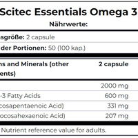 Scitec Omega 3 100 Kapseln (BNN320013)