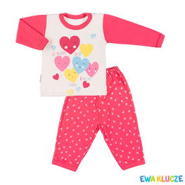EWA 844798 LITTLE MOON Pižama DZIEW малиновая 86