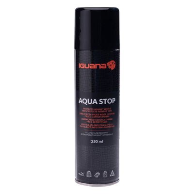 Išteptas impregnantas Iguana Aqua Stop Honey 250ml