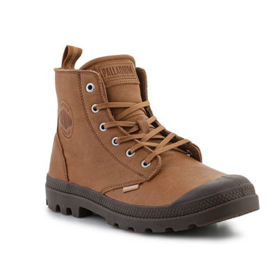 Palladium Pampa Zip Lth Ess Gerbiamasai Brown