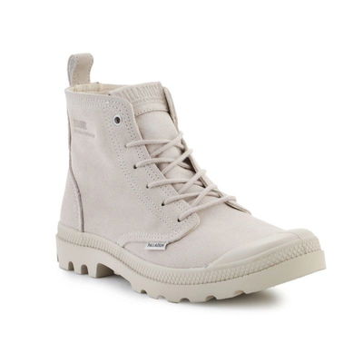 Batai Palladium Pampa Hi Skin U baltais galais ir pilka spalva