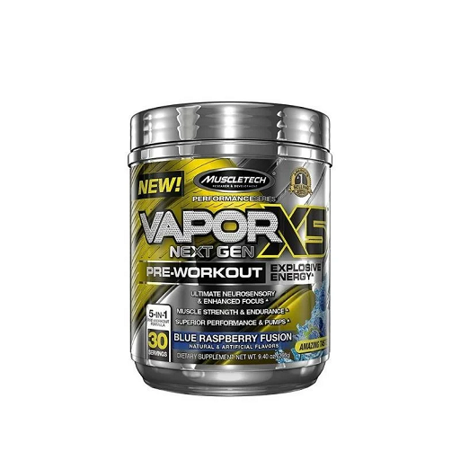 MuscleTech naNO Vapor X5 Next Gen Blue Raspberry 228 g (BNN430009)