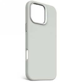 silikoninis telefono dėklas su MagSafe iPhone 16 Pro Max - pilkos spalvos
