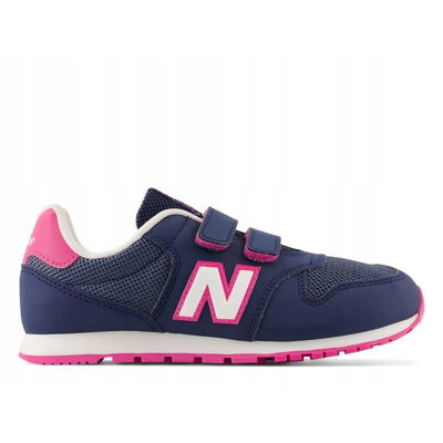 Berniukų/mergaičių sportiniai kedai New Balance NB 500 zomšiniai kedai, tamsiai mėlyni (PV500VP1)